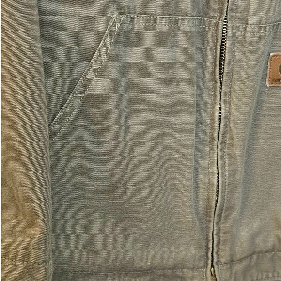 Carhartt Brown Canvas Work Chore Utility Jacket - Picture 7 of 11